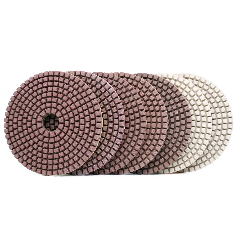 7Pcs/Set 4" 100mm Diamond Metal Polishing Pads Copper Particles Grinding Wheel Stone Granite Marble Fast Diamond Sanding Disc
7Pcs/Set 4" 100mm Diamond Metal Polishing Pads Copper Particles Grinding Wheel Stone Granite Marble Fast Diamond Sanding Disc