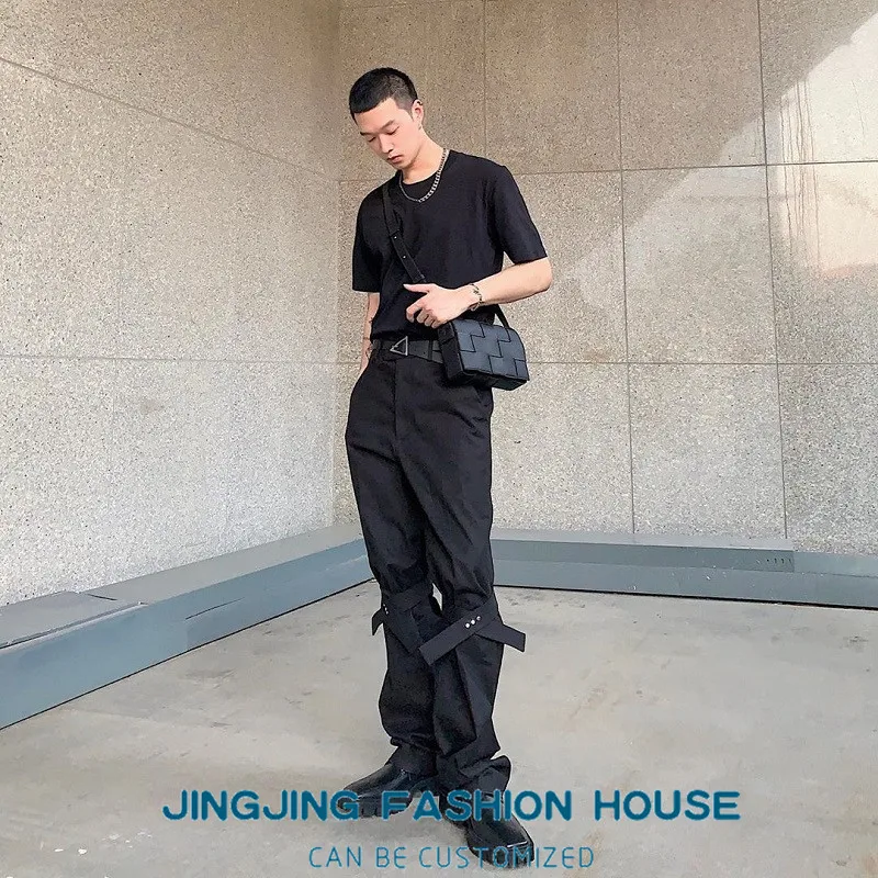 S-6XL!!The new spring and autumn casual style of 2021 black button strap pants men sags loose all-match suit casual pants
S-6XL!!The new spring and autumn casual style of 2021 black button strap pants men sags loose all-match suit casual pants
