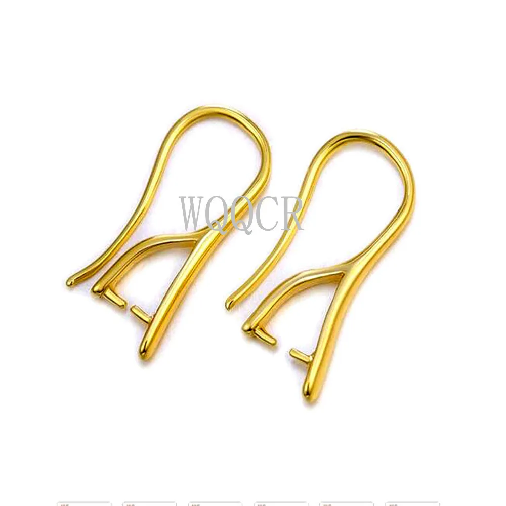 10/20PCS Wholesale DIY Jewelry Making 18K Gold Smooth Hook Earrings For Crystal Stone Earring Accessories
10/20PCS Wholesale DIY Jewelry Making 18K Gold Smooth Hook Earrings For Crystal Stone Earring Accessories