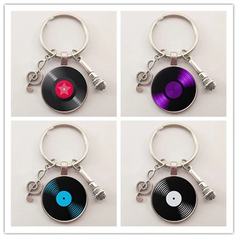 Simple Classic Style Vinyl Record Retro Gramophone Record Dome Glass Keychain Music Lovers Gift Wholesale And Retail
Simple Classic Style Vinyl Record Retro Gramophone Record Dome Glass Keychain Music Lovers Gift Wholesale And Retail