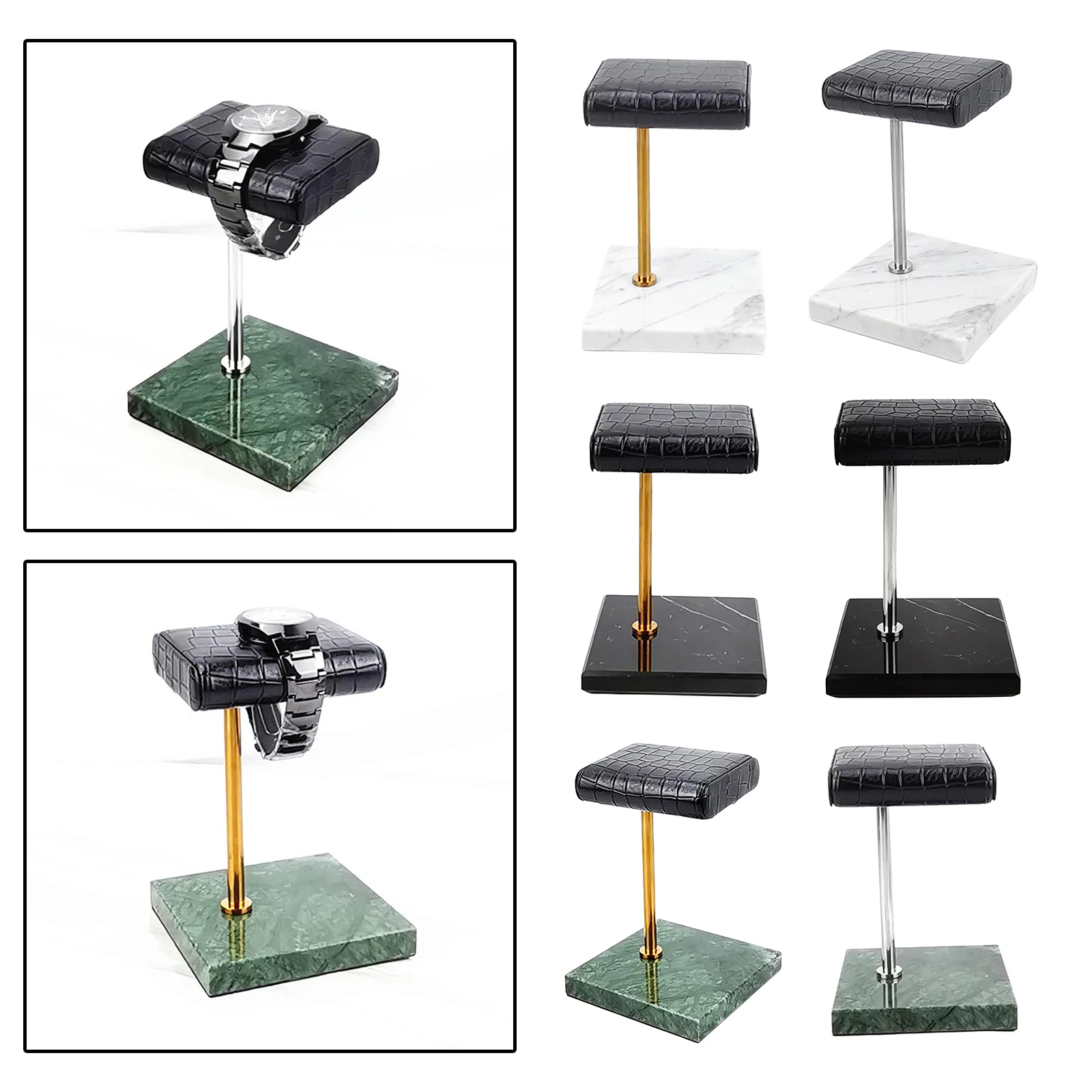 Stable Marble & PU Leather Watch Holder Display Stand Jewelry Stand Necklace Showcase Watch Stand Holder for Men Organizer
Stable Marble & PU Leather Watch Holder Display Stand Jewelry Stand Necklace Showcase Watch Stand Holder for Men Organizer