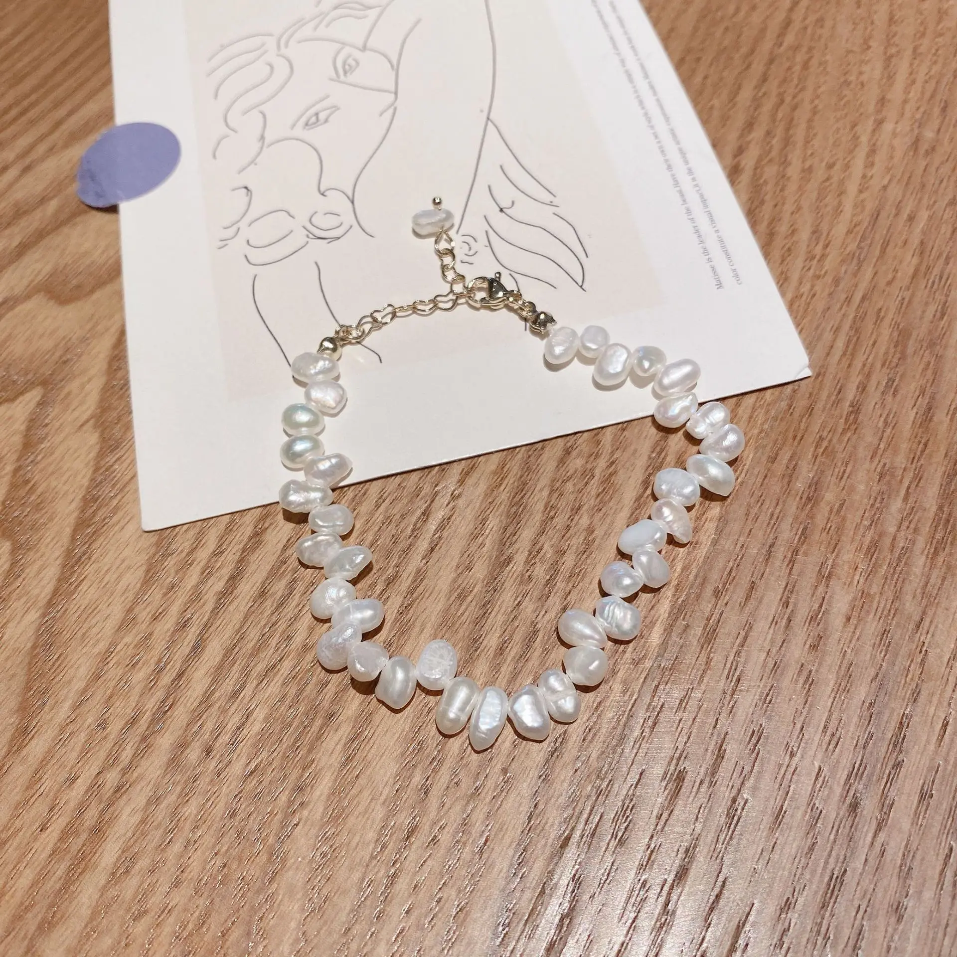 Natural Pearl Bracelet Charm bracelet Bracelets for women Friendship bracelet Personality and fashion gifts
Natural Pearl Bracelet Charm bracelet Bracelets for women Friendship bracelet Personality and fashion gifts