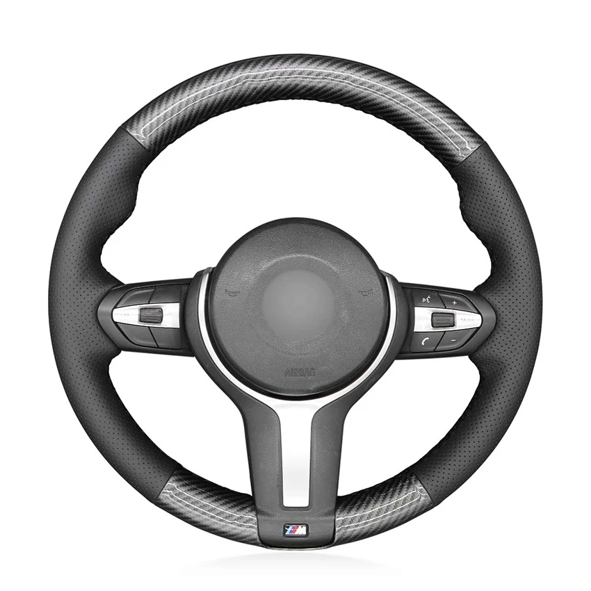 Hand-stitched Black Leather Car Steering Wheel Cover for BMW M Sport F30 F31 F34 F10 F11 F07 X3 F25 F32 F33 F36 X1 F4
Hand-stitched Black Leather Car Steering Wheel Cover for BMW M Sport F30 F31 F34 F10 F11 F07 X3 F25 F32 F33 F36 X1 F4