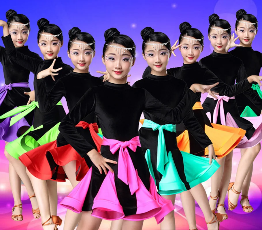 2021 girls latin dresses for dancing ballroom dance dress rumba samba velvet children samba cha cha tango skirt standard salsa
2021 girls latin dresses for dancing ballroom dance dress rumba samba velvet children samba cha cha tango skirt standard salsa