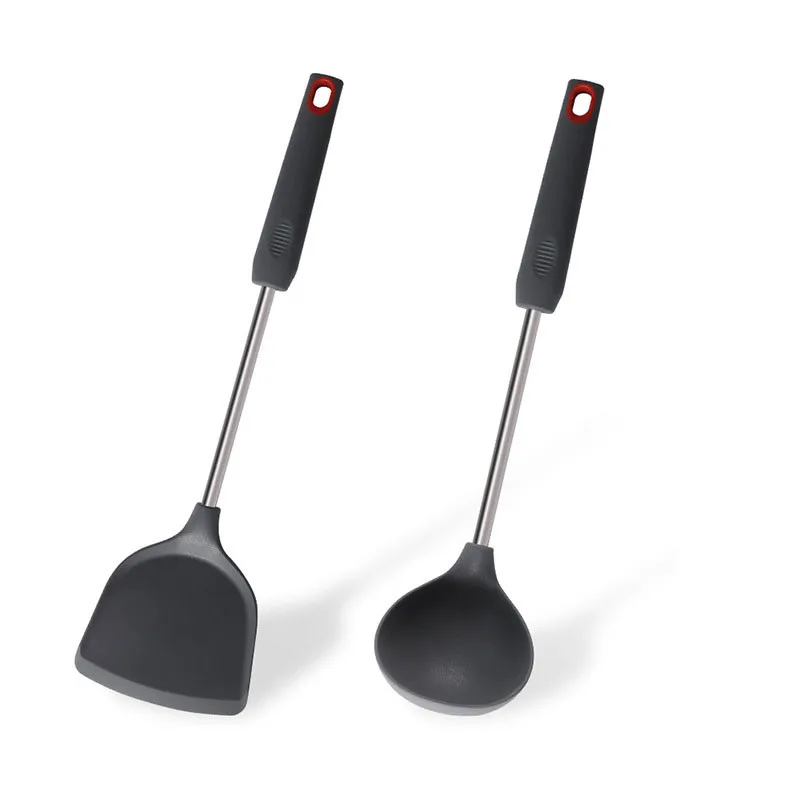 Silicone Shovel Spoon Non-Stick Pan Spatula Cooking Shovel Soup Spoon Stainless Steel Kitchen Utensils Kitchenware
Silicone Shovel Spoon Non-Stick Pan Spatula Cooking Shovel Soup Spoon Stainless Steel Kitchen Utensils Kitchenware