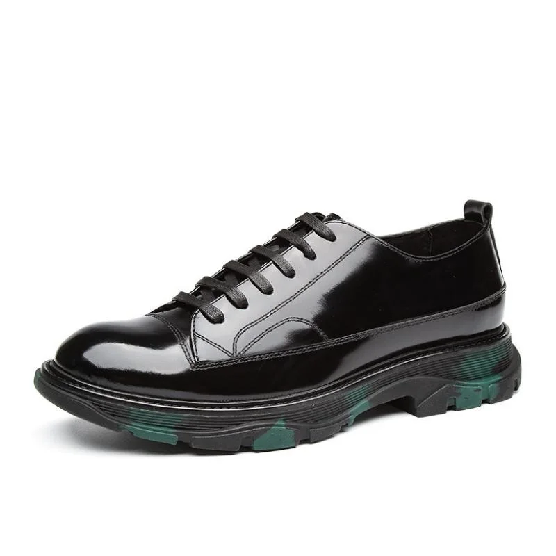 Trendy Patent Leather Casual Business Height Increase Flat Shoes Men Leisure Party Shoes Mens Round Toe Lace-Up Daily Work Shoes
Trendy Patent Leather Casual Business Height Increase Flat Shoes Men Leisure Party Shoes Mens Round Toe Lace-Up Daily Work Shoes