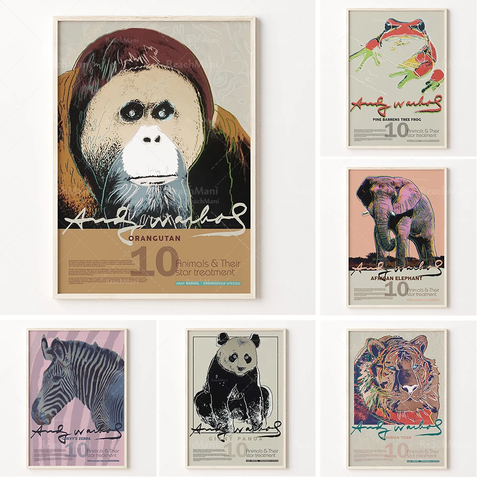 Andy Warhol Endangered Species Collection Animals Printable Poster for Exhibition | Warhol Digital Printing
Andy Warhol Endangered Species Collection Animals Printable Poster for Exhibition | Warhol Digital Printing