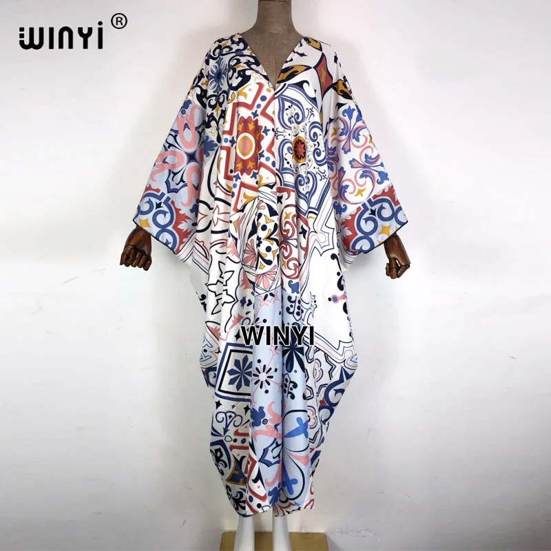 WINYI Spring summer Kuwait Vintage Maxi Dress Women's Fashion Batwing Sleeve sukienka Print Loose robe sexy Maxi Dresses
WINYI Spring summer Kuwait Vintage Maxi Dress Women's Fashion Batwing Sleeve sukienka Print Loose robe sexy Maxi Dresses