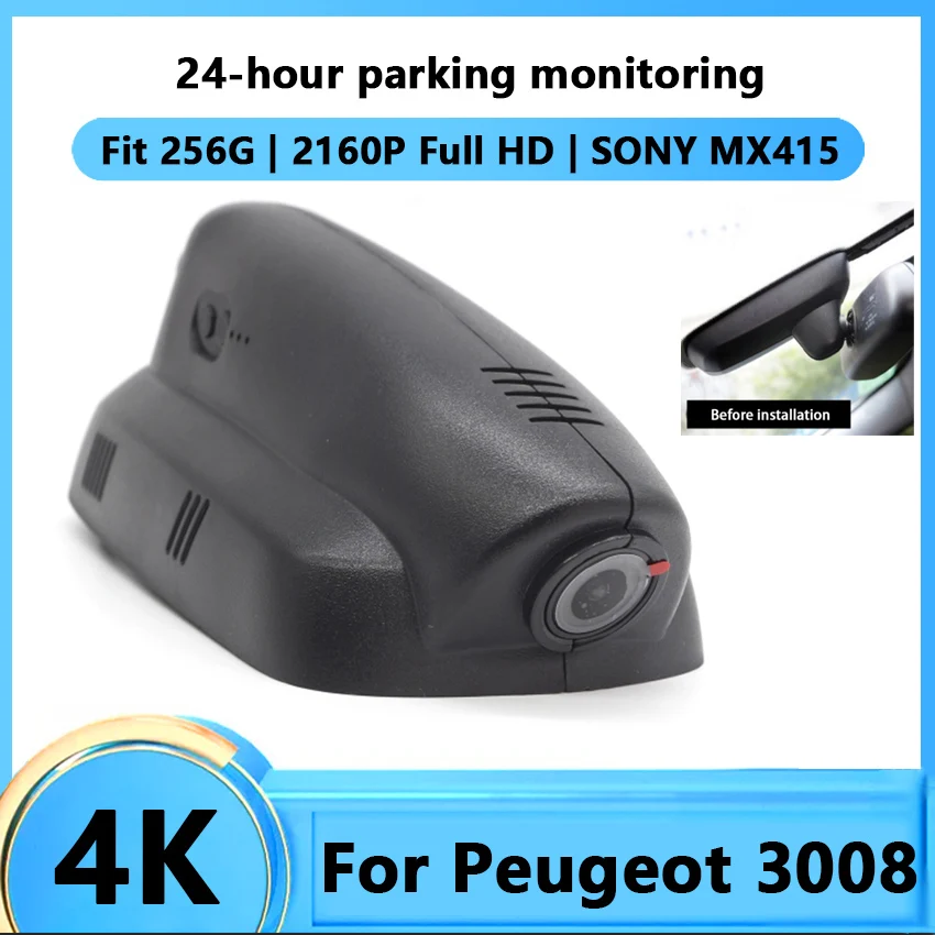 4K Car DVR WiFi Registrator Dash Cam Camera For Peugeot 3008 Digital Video Recorder Camcorder HD 2160P Night Vision 96670 IMX415
4K Car DVR WiFi Registrator Dash Cam Camera For Peugeot 3008 Digital Video Recorder Camcorder HD 2160P Night Vision 96670 IMX415