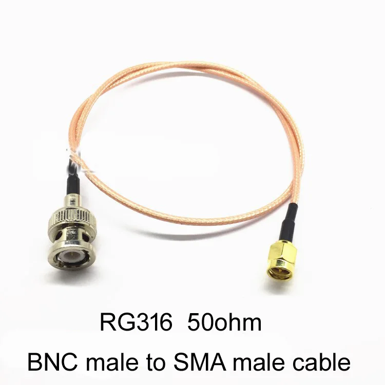 10 шт. полный медный BNC штекер к SMA штекеру 50 Ом RG316 посеребренный коаксиальный кабель 0,5 м-2 м
10 шт. полный медный BNC штекер к SMA штекеру 50 Ом RG316 посеребренный коаксиальный кабель 0,5 м-2 м