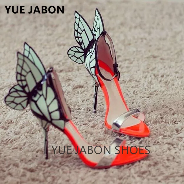 Open Toe Back Butterfly Stiletto Elegant High Heel Sandals Buckle Wedding Thin Belt Shoes Party Stage Catwalk Sandals Size 42
Open Toe Back Butterfly Stiletto Elegant High Heel Sandals Buckle Wedding Thin Belt Shoes Party Stage Catwalk Sandals Size 42