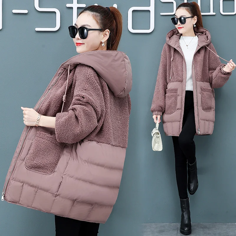 2024 Womens Winter Down Jacket Fashion Plus Size 4XL Warm Hooded Coat Lady Cotton Parka Jackets Long Jaqueta Femininos Outwear
2024 Womens Winter Down Jacket Fashion Plus Size 4XL Warm Hooded Coat Lady Cotton Parka Jackets Long Jaqueta Femininos Outwear