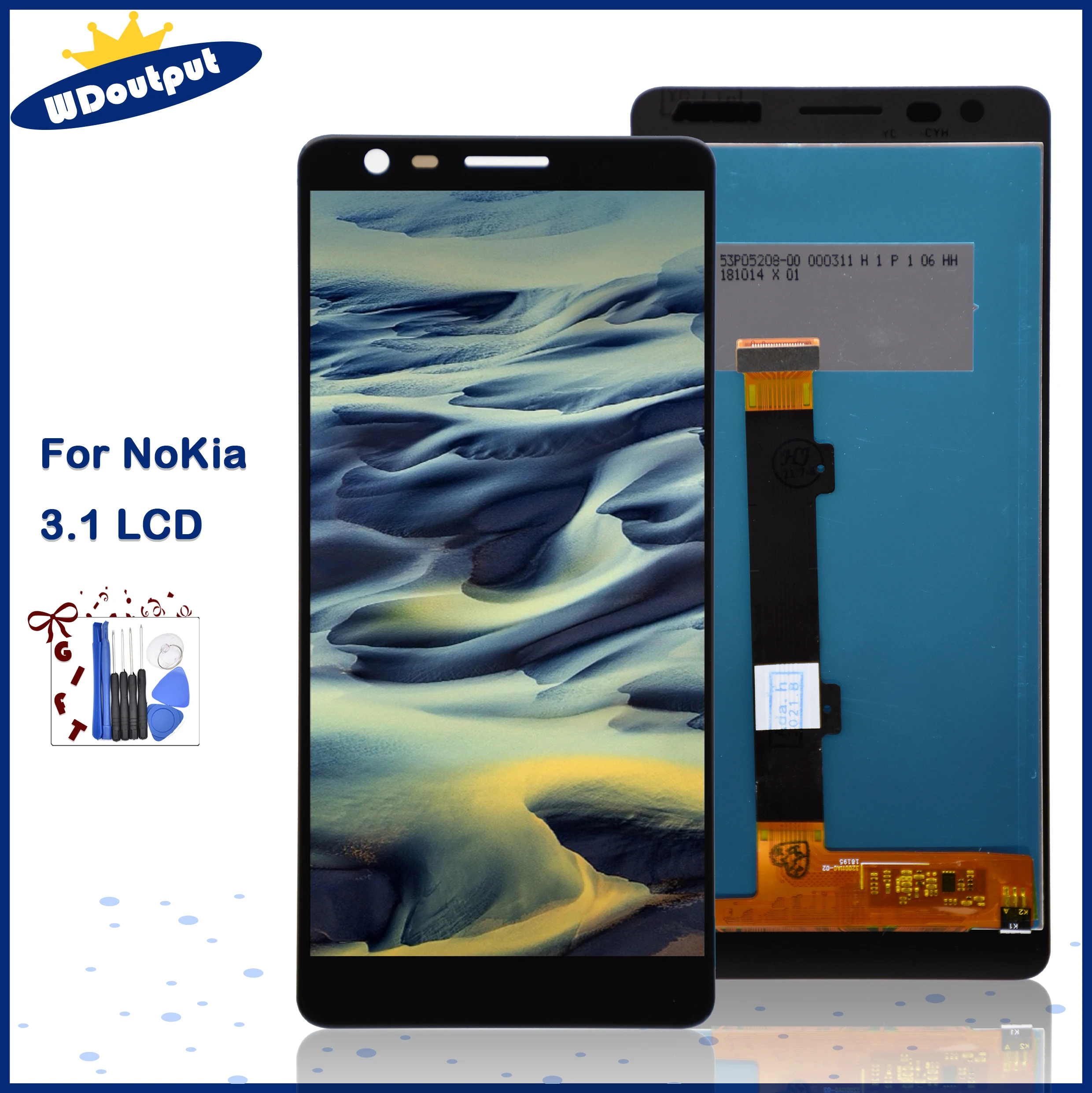 6.0"For Nokia 3.1 LCD Display Touch Screen Digitizer Assembly Replacement For Nokia 3.1 TA-1049 TA-1057 TA-1063 TA-1070
6.0"For Nokia 3.1 LCD Display Touch Screen Digitizer Assembly Replacement For Nokia 3.1 TA-1049 TA-1057 TA-1063 TA-1070