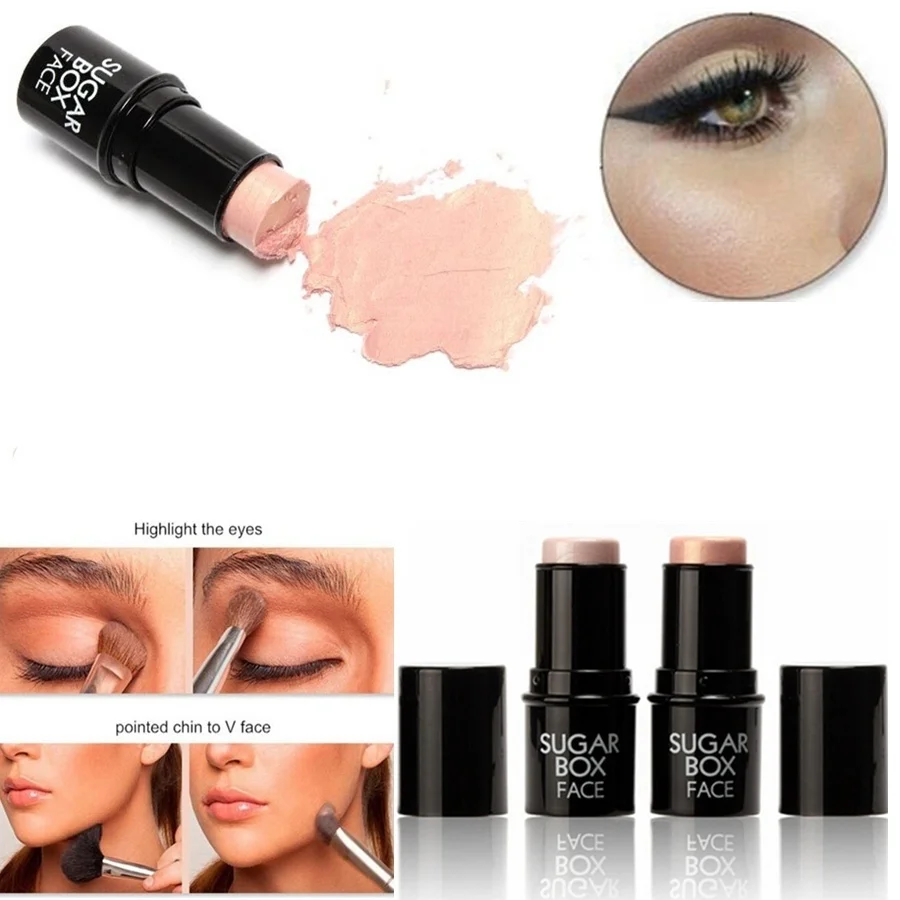 Sugar Box Highlighter Stick Bronzer and Highlighter Shimmer Highlighting Powder Creamy Texture Water-proof Silver Shimmer Light
Sugar Box Highlighter Stick Bronzer and Highlighter Shimmer Highlighting Powder Creamy Texture Water-proof Silver Shimmer Light