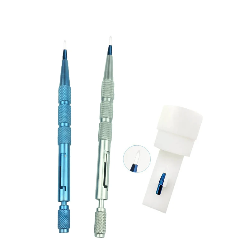 Ophthalmic Knife Titanium Handle Ophthalmic Sapphire Blade Straight Double Lancet Blades Ophthalmic Eye Tool
Ophthalmic Knife Titanium Handle Ophthalmic Sapphire Blade Straight Double Lancet Blades Ophthalmic Eye Tool