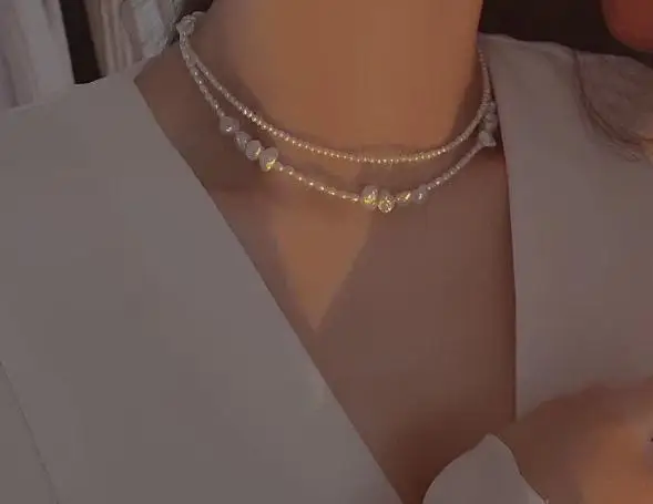 Hot Sale Favorite Pearl Necklace 2Rows White Mixes Size Unique Fashion Pearl Jewelry Charming Wedding Birthday Party Lady Gift
Hot Sale Favorite Pearl Necklace 2Rows White Mixes Size Unique Fashion Pearl Jewelry Charming Wedding Birthday Party Lady Gift