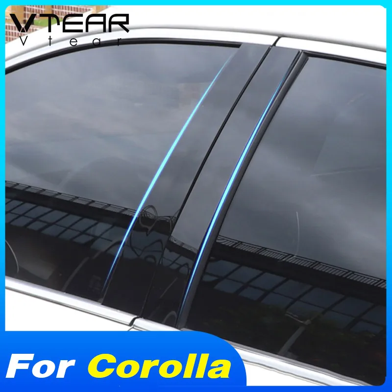 Vtear Car Window Centre PVC Cover Trim Accessories Decoration Exterior Details Stickers Parts For Toyota Corolla Sedan 2023
Vtear Car Window Centre PVC Cover Trim Accessories Decoration Exterior Details Stickers Parts For Toyota Corolla Sedan 2023