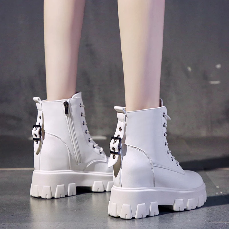 Women's Ankle Boots PU Leather Fashion Buckle Ladies Autumn Shoes Women Hidden Heels Ankle Boots Rubber Sole Woman Autumn Shoes
Women's Ankle Boots PU Leather Fashion Buckle Ladies Autumn Shoes Women Hidden Heels Ankle Boots Rubber Sole Woman Autumn Shoes
