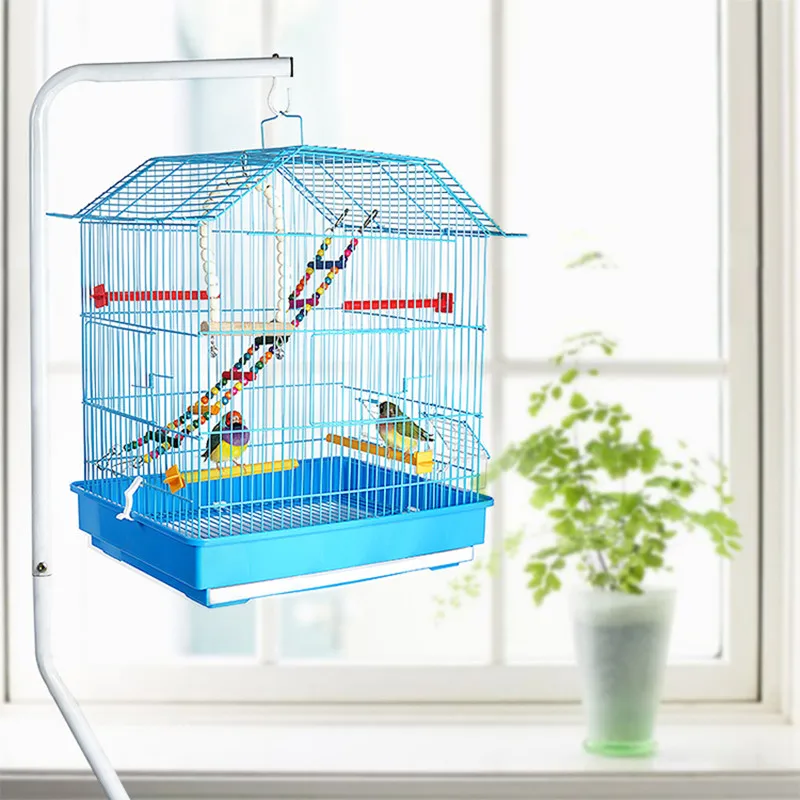 Metal Bird House with Adjustable Height Sling Rack Parrot Cage Hanging Shells Wild Bird House Outdoor Hanging Decoration
Metal Bird House with Adjustable Height Sling Rack Parrot Cage Hanging Shells Wild Bird House Outdoor Hanging Decoration