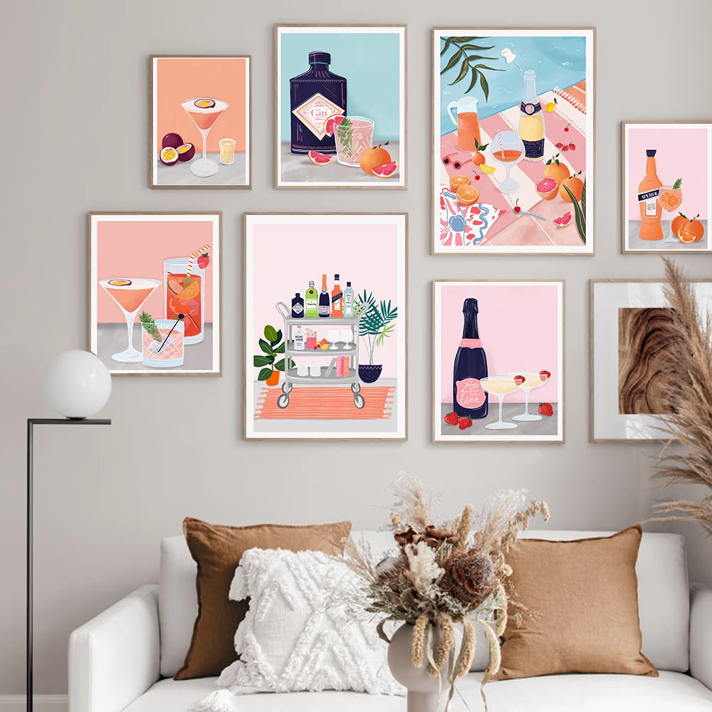 Gin Cocktail Whiskey Beer Fruits Drink Bar Wall Art Canvas Painting Nordic Poster And Prints Wall Pictures For Living Room Decor
Gin Cocktail Whiskey Beer Fruits Drink Bar Wall Art Canvas Painting Nordic Poster And Prints Wall Pictures For Living Room Decor