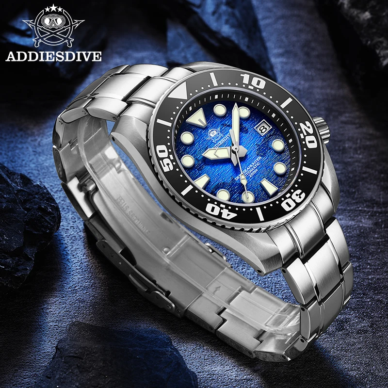 ADDIESDIVE Luxury Men Watch Sapphire Crystal 20Bar Diver BGW9 Super Luminous NH35A Movement Automatic Watches Relogios Masculino
ADDIESDIVE Luxury Men Watch Sapphire Crystal 20Bar Diver BGW9 Super Luminous NH35A Movement Automatic Watches Relogios Masculino