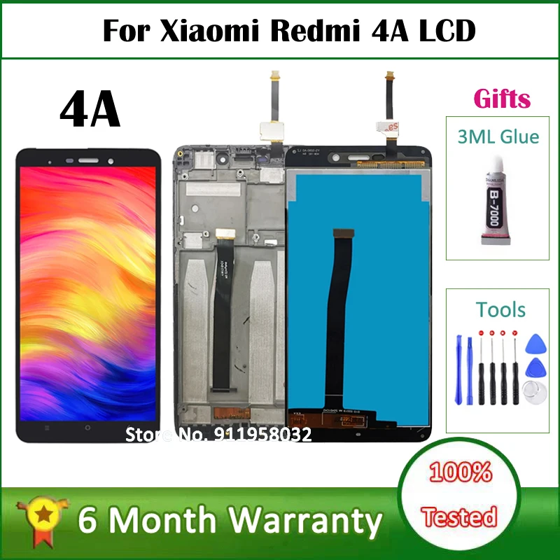 Tested LCD For Xiaomi Redmi 4A Display Touch Screen Digitizer Replacement Screen For Redmi 4A LCD Display With Frame
Tested LCD For Xiaomi Redmi 4A Display Touch Screen Digitizer Replacement Screen For Redmi 4A LCD Display With Frame