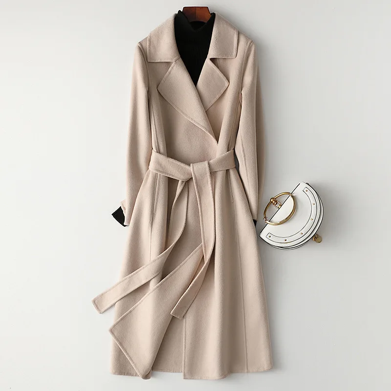 Woolen Coat 100% Wool Women 2023 Autumn Fashion Cashmere Women Femmes Woolen Jacket Long Coat Streetwear Outerwear Female
Woolen Coat 100% Wool Women 2023 Autumn Fashion Cashmere Women Femmes Woolen Jacket Long Coat Streetwear Outerwear Female
