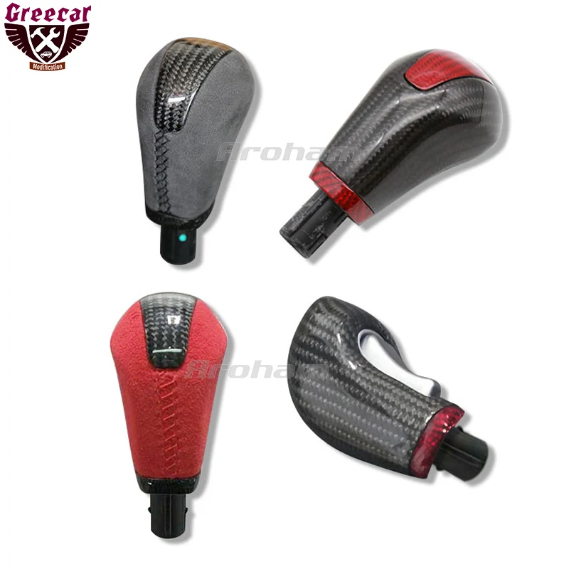 Carbon Fiber Gear Shift Knob Suede Perforated Leather Gear Head Handball For Hyundai Tucson Santa Fe Santafe 2013-2017 2018
Carbon Fiber Gear Shift Knob Suede Perforated Leather Gear Head Handball For Hyundai Tucson Santa Fe Santafe 2013-2017 2018