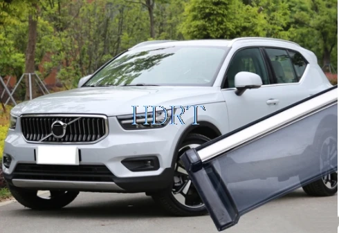 4pcs For Volvo XC40 2019-2020 Car Window Visor Vent Shade Rain Guard Door Visor Car Styling Accessories 
4pcs For Volvo XC40 2019-2020 Car Window Visor Vent Shade Rain Guard Door Visor Car Styling Accessories