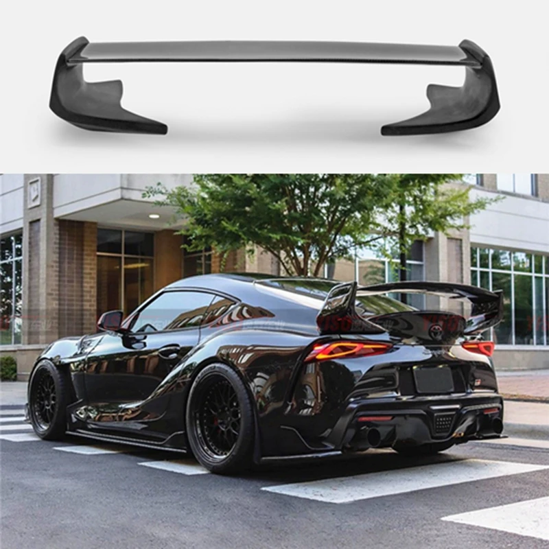Задний спойлер для багажника Toyota Supra A90 2019 2020 2021, материал из углеродного волокна, глянцевый УГЛЕРОДНЫЙ спойлер для крыла
Задний спойлер для багажника Toyota Supra A90 2019 2020 2021, материал из углеродного волокна, глянцевый УГЛЕРОДНЫЙ спойлер для крыла
