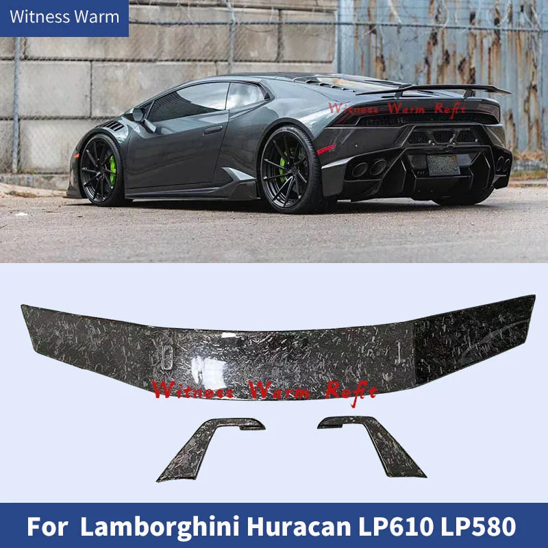 Carbon Fiber Rear Wings Trunk Lip Forged carbon Spoiler for Lamborghini Huracan LP580 LP610 2014 2015 2016 2017 2018 body kit
Carbon Fiber Rear Wings Trunk Lip Forged carbon Spoiler for Lamborghini Huracan LP580 LP610 2014 2015 2016 2017 2018 body kit