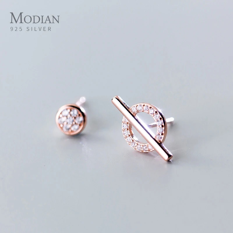 Modian Rose Gold Color Geometric Design Element Earring Round Clear CZ For Women 925 Sterling Silver Stud Earrings Jewelry Gift
Modian Rose Gold Color Geometric Design Element Earring Round Clear CZ For Women 925 Sterling Silver Stud Earrings Jewelry Gift