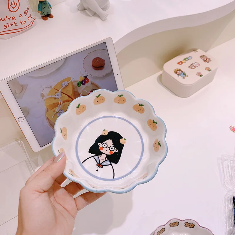 Lovely Hand Painted Girl Ceramic Bowl Fruit Salad Bowl Dessert Bowl One Person Food Exquisite Tableware
Lovely Hand Painted Girl Ceramic Bowl Fruit Salad Bowl Dessert Bowl One Person Food Exquisite Tableware