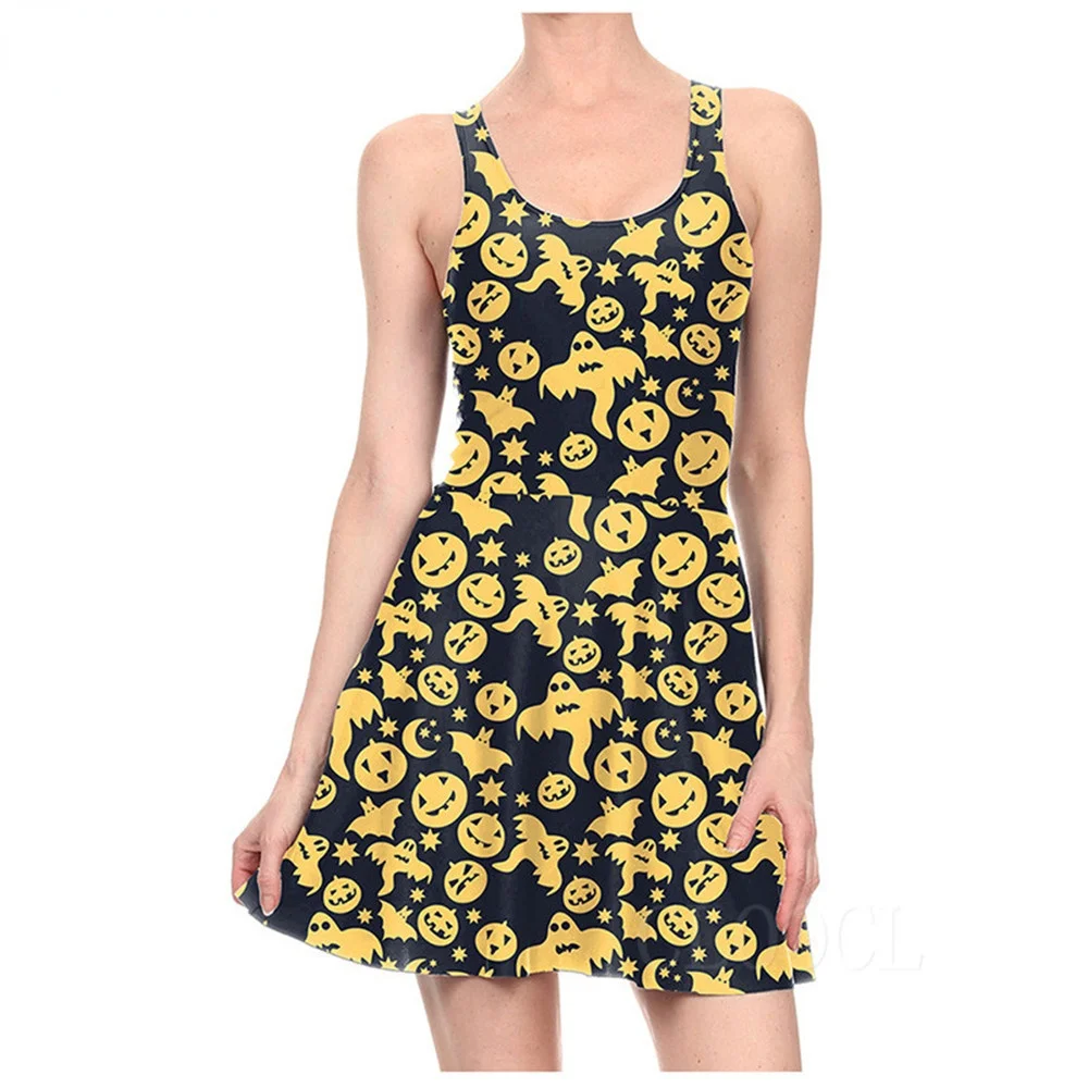 CLOOCL Fashion New Dresses Woman Party Night Halloween Ghost Cosplay Dress 3D Printed Female Pleated Sleeveless Sexy Dress
CLOOCL Fashion New Dresses Woman Party Night Halloween Ghost Cosplay Dress 3D Printed Female Pleated Sleeveless Sexy Dress