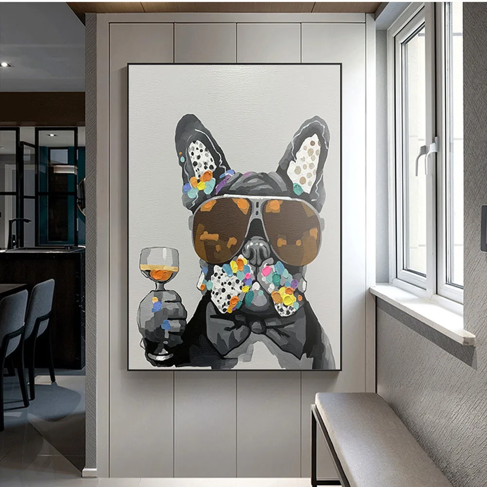 100% hand-made pet dog pictures on canvas. Children’s room decoration mural oil painting hanging craft decoration Dog art
100% hand-made pet dog pictures on canvas. Children’s room decoration mural oil painting hanging craft decoration Dog art
