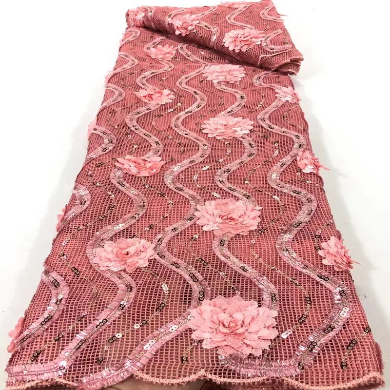 popular 3d flower African cord lace fabric for sewing high quality frenc net lace fabric TS9380
popular 3d flower African cord lace fabric for sewing high quality frenc net lace fabric TS9380
