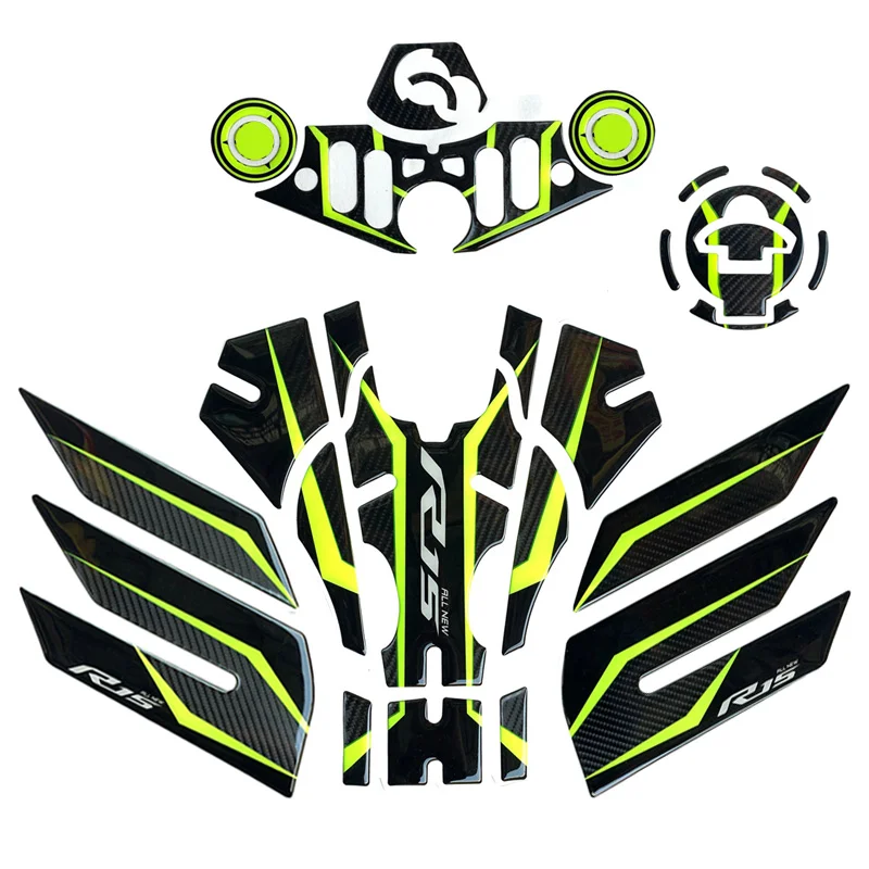 Fashion 5d carbon fiber vinyl wrap Anti scratched Motorcycle Tank Pad Protective Decal Sticker for Yamaha r15 YZF-R15 V3
Fashion 5d carbon fiber vinyl wrap Anti scratched Motorcycle Tank Pad Protective Decal Sticker for Yamaha r15 YZF-R15 V3