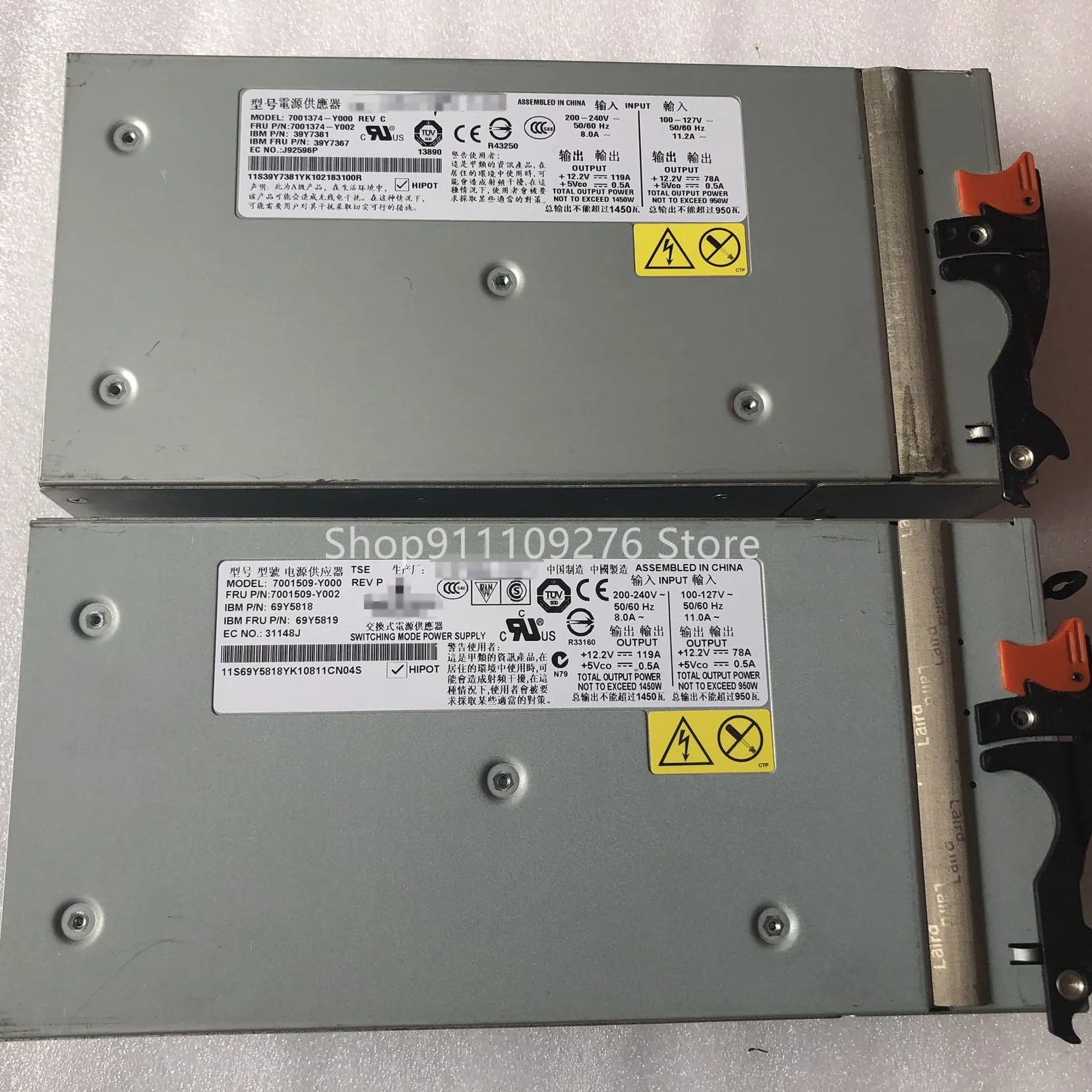 Original Disassemble PSU for IBM power supply 1450W 7001509-Y000 7001509-Y002 69Y5819 7001374-Y000 7001374-Y002 39Y7367
Original Disassemble PSU for IBM power supply 1450W 7001509-Y000 7001509-Y002 69Y5819 7001374-Y000 7001374-Y002 39Y7367