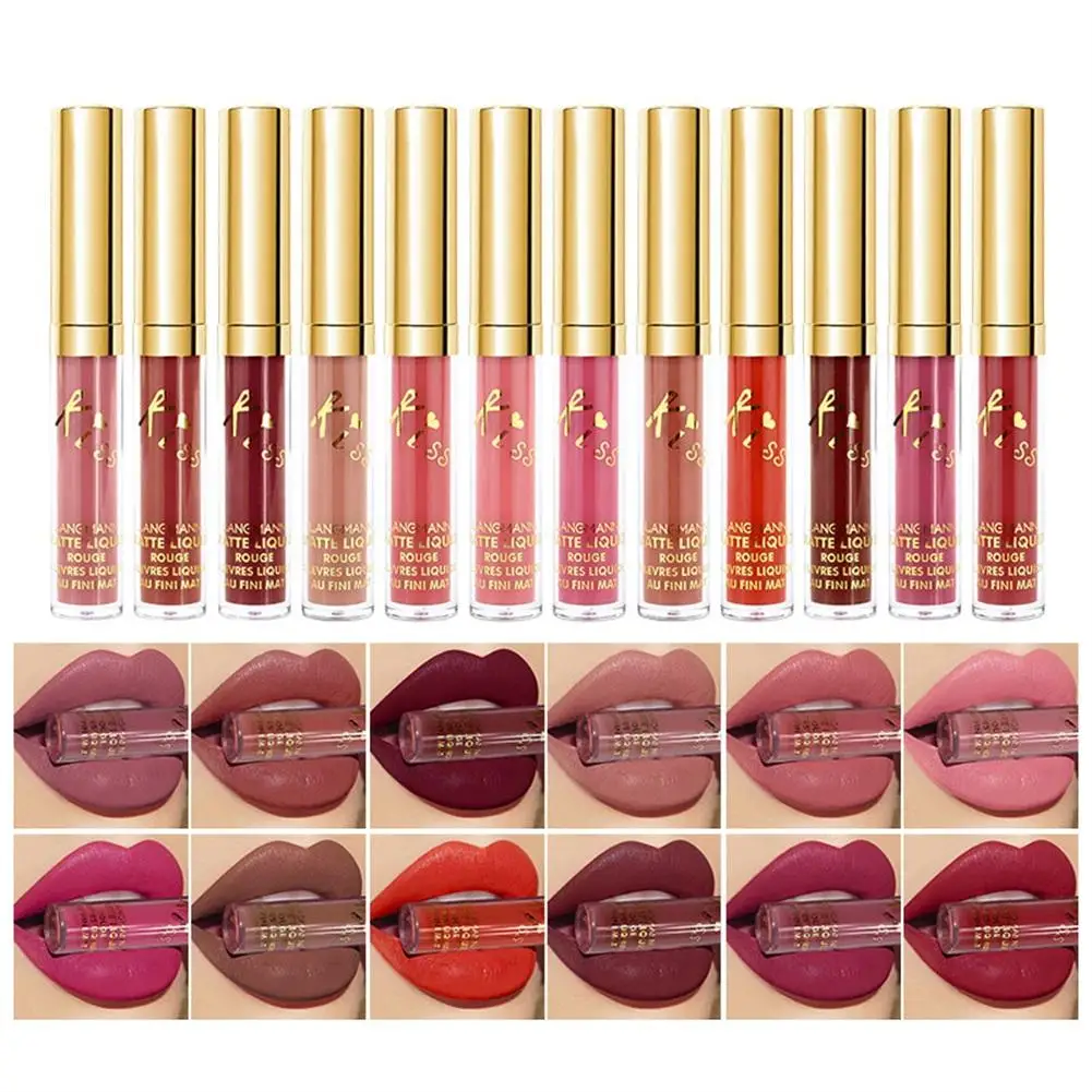 12pcs/Set Waterproof Matte Lipstick Velvet Lip Stick Red Long-lasting Liquid Lipstick Mate Lip Gloss Lip Kit Makeup For Women
12pcs/Set Waterproof Matte Lipstick Velvet Lip Stick Red Long-lasting Liquid Lipstick Mate Lip Gloss Lip Kit Makeup For Women