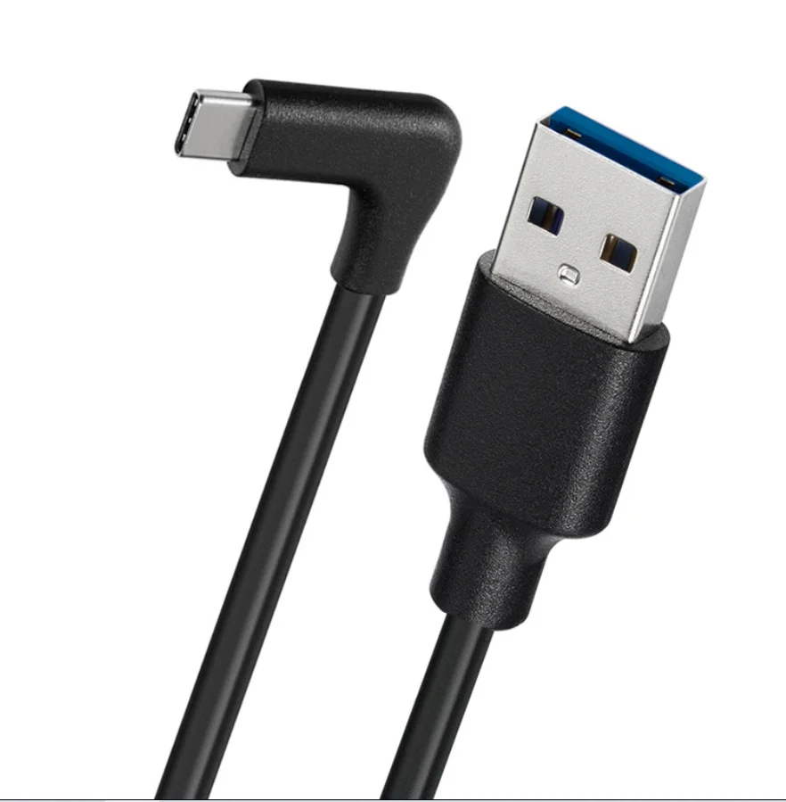 Прямой кабель для передачи данных с углом поворота Type-C на USB 3,0, 90 градусов, 10G
Прямой кабель для передачи данных с углом поворота Type-C на USB 3,0, 90 градусов, 10G