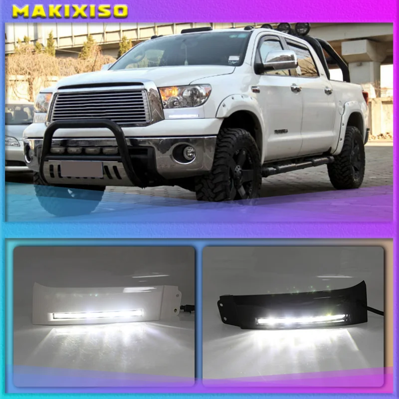 2pcs 12V Car LED Daytime Running Light for Toyota Tundra Sequoia 2007 2008 2009 2010 2011 2012 2013 DRL White Fog Lamps
2pcs 12V Car LED Daytime Running Light for Toyota Tundra Sequoia 2007 2008 2009 2010 2011 2012 2013 DRL White Fog Lamps