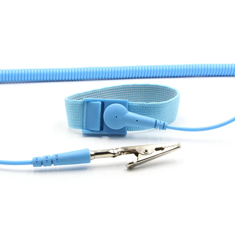 3M Metal Alligator Clip Terminal Coil Cable PU Anti Static Corded Elastic wristband Grounding Point Wire Equipment Accessories
3M Metal Alligator Clip Terminal Coil Cable PU Anti Static Corded Elastic wristband Grounding Point Wire Equipment Accessories