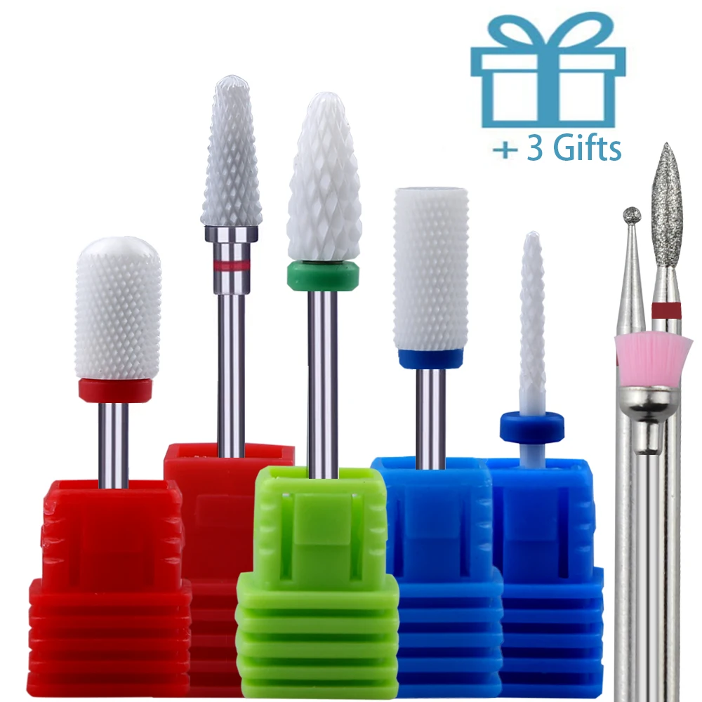 5PCS Ceramic Nail Drill Bits Set Milling Cutter Rotary Burr Bits Electric Machine for Manicure Accessories Nail Files Art Tools
5PCS Ceramic Nail Drill Bits Set Milling Cutter Rotary Burr Bits Electric Machine for Manicure Accessories Nail Files Art Tools