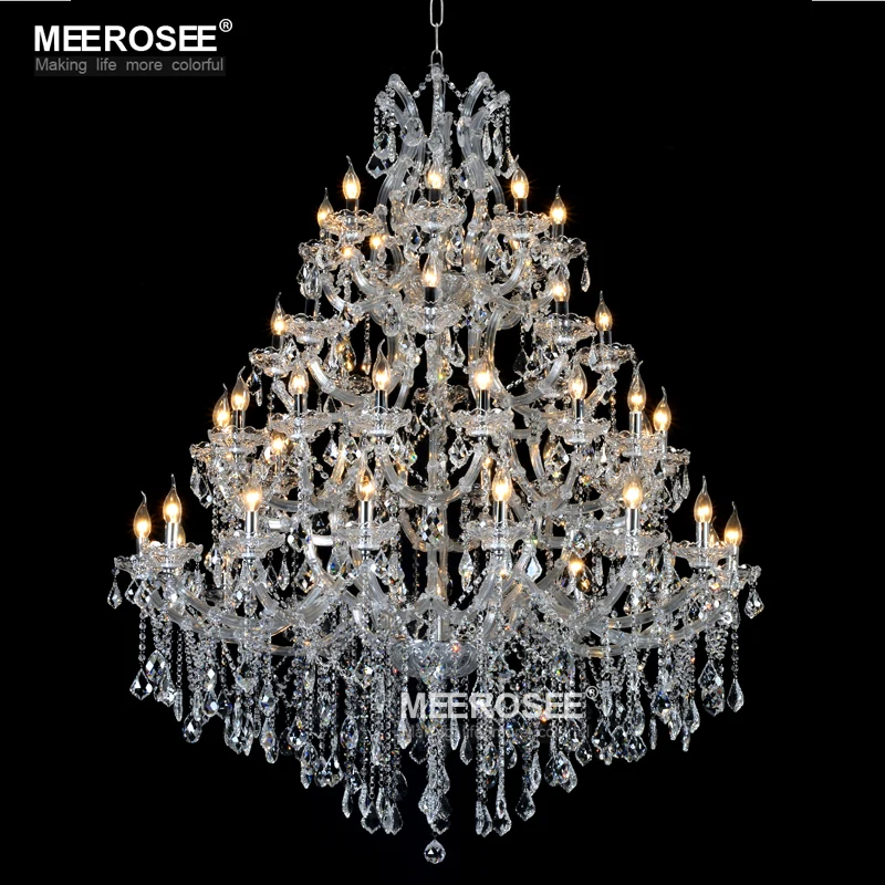 Modern Maria Theresa Chandelier 49 Lights Large Luxurious Clear Crystal Pendant Hanging drop Lamp for Hotel Project Foyer
Modern Maria Theresa Chandelier 49 Lights Large Luxurious Clear Crystal Pendant Hanging drop Lamp for Hotel Project Foyer