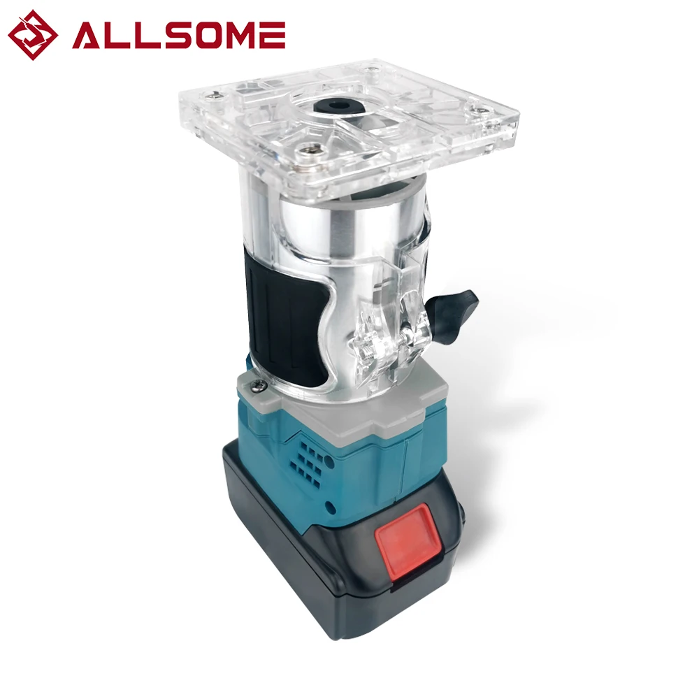 ALLSOME Cordless Trimmer Wood Slotting Trimming Machine Lithium Battery Electric Carving Machine Milling Woodworking DIY Tool
ALLSOME Cordless Trimmer Wood Slotting Trimming Machine Lithium Battery Electric Carving Machine Milling Woodworking DIY Tool
