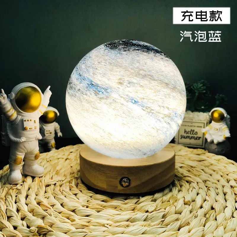 Homhi Planet night light LED table lamp home decoration bedroom bedside night light creative wooden bottom glass HNL-014
Homhi Planet night light LED table lamp home decoration bedroom bedside night light creative wooden bottom glass HNL-014