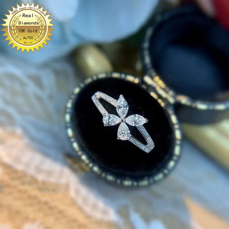 18k white gold Natural Real 0.45ct diamond ring Jewellery Engagement ring &Wedding ring D-A01
18k white gold Natural Real 0.45ct diamond ring Jewellery Engagement ring &Wedding ring D-A01