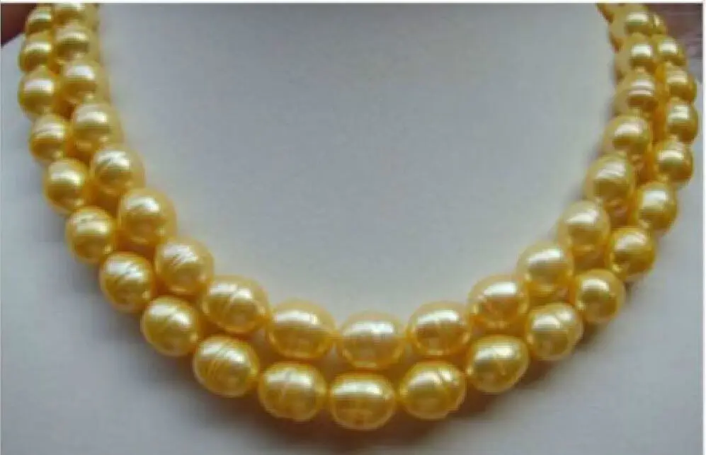elegant 11-13mm Genuine south sea gold pearl necklace 35 inch 925silver SOLID GOLD
elegant 11-13mm Genuine south sea gold pearl necklace 35 inch 925silver SOLID GOLD