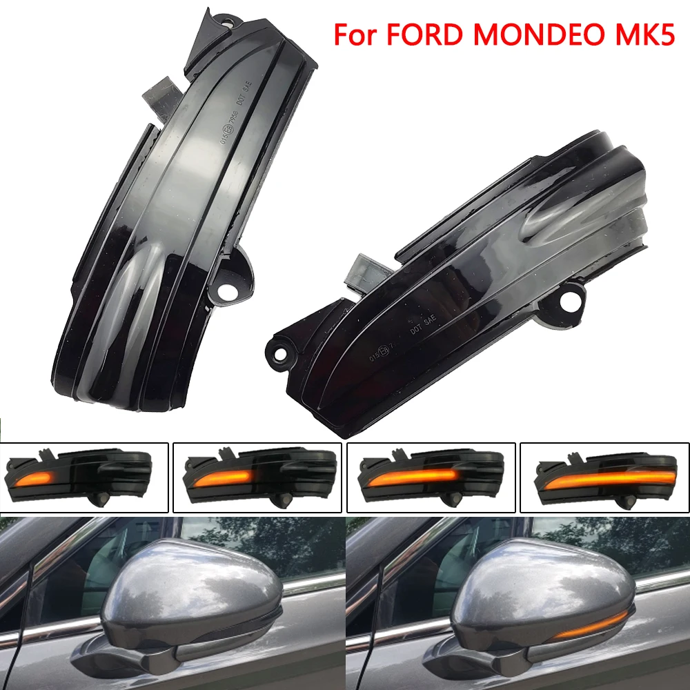 LED Dynamic Turn Signal Side Mirror Blinker Indicator Sequential Light For FORD MONDEO MK5 2014-2020 MKV 5
LED Dynamic Turn Signal Side Mirror Blinker Indicator Sequential Light For FORD MONDEO MK5 2014-2020 MKV 5