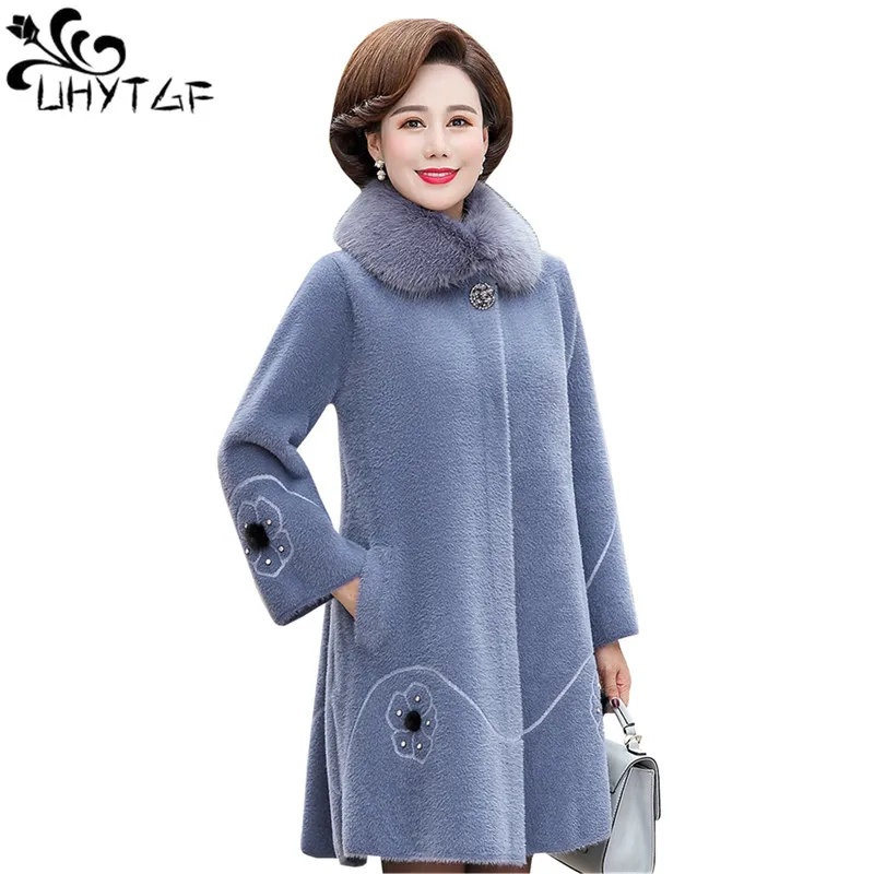 UHYTGF 5XL Big size luxury Gold velvet winter fur jacket woman elegant mom long coat Quality faux Mink Cashmere fur coats X706
UHYTGF 5XL Big size luxury Gold velvet winter fur jacket woman elegant mom long coat Quality faux Mink Cashmere fur coats X706